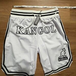 Kangol Mesh Shorts – White – Size M (NWT)